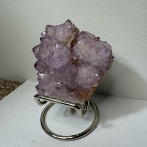 Spirit Quartz Crystal Cluster on Stand